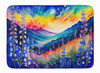 Delphinium in Color Memory Foam Bath/Kitchen Mat product image at NuMercy