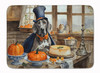Weimaraner Fall Kitchen Pumpkins Memory Foam Bath/Kitchen Mat product image at NuMercy