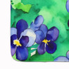 Wisconsin Wood Violets in Watercolor Memory Foam Bath/Kitchen Mat product image at NuMercy 4