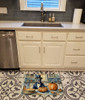 Pit Bull Terrier Fall Kitchen Pumpkins Memory Foam Bath/Kitchen Mat DAC1725 product image at NuMercy 2