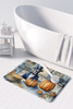 Pit Bull Terrier Fall Kitchen Pumpkins Memory Foam Bath/Kitchen Mat DAC1725 product image at NuMercy 3