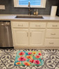 Carnations in Watercolor Memory Foam Bath/Kitchen Mat DAC1548 product image at NuMercy 2