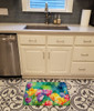 Freesias in Watercolor Memory Foam Bath/Kitchen Mat DAC1566 product image at NuMercy 2