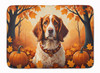 Brittany Spaniel Fall Memory Foam Bath/Kitchen Mat product image at NuMercy