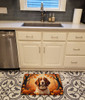 Brittany Spaniel Fall Memory Foam Bath/Kitchen Mat product image at NuMercy 2
