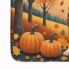 Boston Terrier Fall Memory Foam Bath/Kitchen Mat product image at NuMercy 4