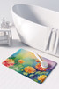 Chrysanthemums in Watercolor Memory Foam Bath/Kitchen Mat DAC1552 product image at NuMercy 3