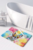Boston Terrier Hippie Dawg Memory Foam Bath/Kitchen Mat DAC2470 product image at NuMercy 3