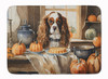 Cavalier Spaniel Fall Kitchen Pumpkins Memory Foam Bath/Kitchen Mat DAC1760 product image at NuMercy