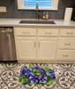 Rhode Island Violets in Watercolor Memory Foam Bath/Kitchen Mat product image at NuMercy 2