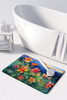 Colorado Rocky Mountain Columbine in Watercolor Memory Foam Bath/Kitchen Mat DAC1632 product image at NuMercy 3