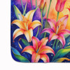 Lilies in Color Memory Foam Bath/Kitchen Mat product image at NuMercy 4