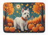 Westie Fall Memory Foam Bath/Kitchen Mat product image at NuMercy