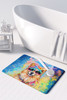 Pomeranian Hippie Dawg Memory Foam Bath/Kitchen Mat DAC2541 product image at NuMercy 3