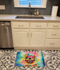 Pomeranian Hippie Dawg Memory Foam Bath/Kitchen Mat DAC2538 product image at NuMercy 2