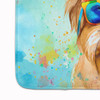 Cairn Terrier Hippie Dawg Memory Foam Bath/Kitchen Mat DAC2480 product image at NuMercy 4
