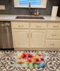 Gerbera Daisies in Watercolor Memory Foam Bath/Kitchen Mat DAC1571 product image at NuMercy 2