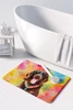 Chocolate Labrador Hippie Dawg Memory Foam Bath/Kitchen Mat DAC2526 product image at NuMercy 3