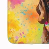 Chocolate Labrador Hippie Dawg Memory Foam Bath/Kitchen Mat DAC2526 product image at NuMercy 4