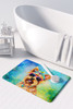 Yorkshire Terrier Hippie Dawg Memory Foam Bath/Kitchen Mat DAC2575 product image at NuMercy 3