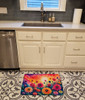 Dahlias in Color Memory Foam Bath/Kitchen Mat product image at NuMercy 2
