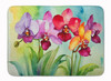 Orchids in Watercolor Memory Foam Bath/Kitchen Mat DAC1592 product image at NuMercy