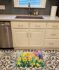 Daffodils in Watercolor Memory Foam Bath/Kitchen Mat DAC1560 product image at NuMercy 2