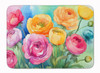 Ranunculus in Watercolor Memory Foam Bath/Kitchen Mat DAC1603 product image at NuMercy