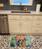 Afghan Hound Hippie Dawg Memory Foam Bath/Kitchen Mat product image at NuMercy 2