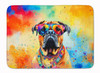 Bullmastiff Hippie Dawg Memory Foam Bath/Kitchen Mat DAC2477 product image at NuMercy
