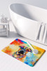 Bullmastiff Hippie Dawg Memory Foam Bath/Kitchen Mat DAC2477 product image at NuMercy 3