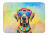 Chocolate Labrador Hippie Dawg Memory Foam Bath/Kitchen Mat DAC2527 product image at NuMercy