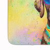 Chocolate Labrador Hippie Dawg Memory Foam Bath/Kitchen Mat DAC2527 product image at NuMercy 4