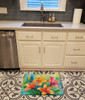 Lilies in Watercolor Memory Foam Bath/Kitchen Mat DAC1585 product image at NuMercy 2
