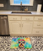 Schnauzer Hippie Dawg Memory Foam Bath/Kitchen Mat DAC2554 product image at NuMercy 2