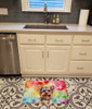 Yorkshire Terrier Hippie Dawg Memory Foam Bath/Kitchen Mat DAC2578 product image at NuMercy 2