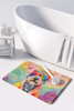 Schnauzer Hippie Dawg Memory Foam Bath/Kitchen Mat DAC2555 product image at NuMercy 3