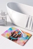 Chocolate Labrador Hippie Dawg Memory Foam Bath/Kitchen Mat DAC2525 product image at NuMercy 3