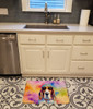 Basset Hound Hippie Dawg Memory Foam Bath/Kitchen Mat product image at NuMercy 2
