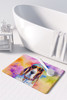 Basset Hound Hippie Dawg Memory Foam Bath/Kitchen Mat product image at NuMercy 3