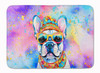 French Bulldog Hippie Dawg Memory Foam Bath/Kitchen Mat DAC2505 product image at NuMercy