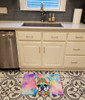 French Bulldog Hippie Dawg Memory Foam Bath/Kitchen Mat DAC2505 product image at NuMercy 2