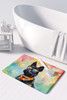 Scottish Terrier Hippie Dawg Memory Foam Bath/Kitchen Mat DAC2557 product image at NuMercy 3