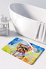 Yorkshire Terrier Hippie Dawg Memory Foam Bath/Kitchen Mat DAC2574 product image at NuMercy 3