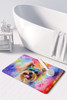 Yorkshire Terrier Hippie Dawg Memory Foam Bath/Kitchen Mat DAC2579 product image at NuMercy 3