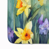 Daffodils in Watercolor Memory Foam Bath/Kitchen Mat DAC1561 product image at NuMercy 4