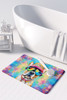 French Bulldog Hippie Dawg Memory Foam Bath/Kitchen Mat DAC2508 product image at NuMercy 3