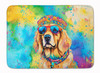 Golden Retriever Hippie Dawg Memory Foam Bath/Kitchen Mat DAC2513 product image at NuMercy