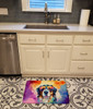 Bernese Mountain Dog Hippie Dawg Memory Foam Bath/Kitchen Mat DAC2460 product image at NuMercy 2