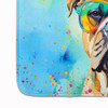 Bullmastiff Hippie Dawg Memory Foam Bath/Kitchen Mat DAC2478 product image at NuMercy 4